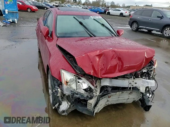 2013 Lexus IS 250 with VIN JTHBF5C24D5190703, listed as a Copart auction lot 86897944 with Not Provided miles and Salvage Title. Bid and sale history available at DreamBid. Image 10.