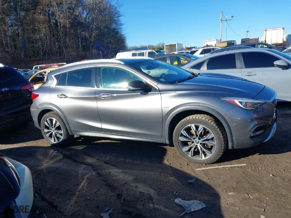 2017 Infiniti QX30 Premium with VIN SJKCH5CR0HA022712, listed as a IAAI auction lot 41189690 with NaN miles. Bid and sale history available at carsss.com. Image 13.