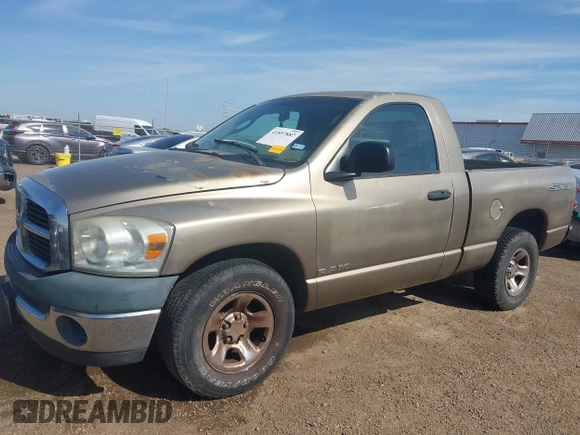 2008 Dodge 1500 ST with VIN 1D7HA16K18J199084, listed as a IAAI auction lot 41897887 with 163,272 mi miles and . Bid and sale history available at DreamBid. Image 6.