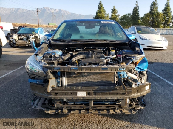 2020 Subaru Impreza Premium with VIN 4S3GKAD69L3606669, listed as a Copart auction lot 73061374 with 35,856 mi miles and Salvage Title. Bid and sale history available at carsss.com. Image 5.