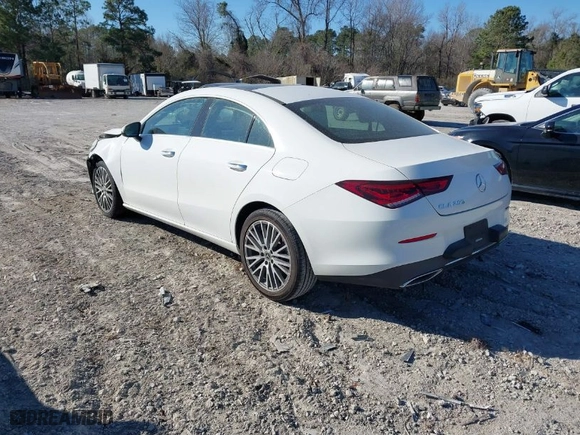 2022 Mercedes-Benz CLA with VIN W1K5J4GB8NN249535, listed as a IAAI auction lot 41717811 with 61,561 mi miles. Bid and sale history available at carsss.com. Image 3.