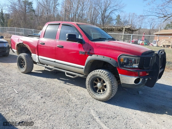 2007 Dodge Ram 2500 SLT with VIN 3D7KS28AX7G851598, listed as a IAAI auction lot 41742099 with 188,013 mi miles. Bid and sale history available at carsss.com. Image 1.