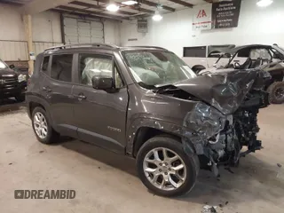 2018 Jeep Renegade Latitude with VIN ZACCJABB0JPH53344, listed as a IAAI auction lot 41529063 with 102,758 mi miles. Bid and sale history available at carsss.com. Image 1.