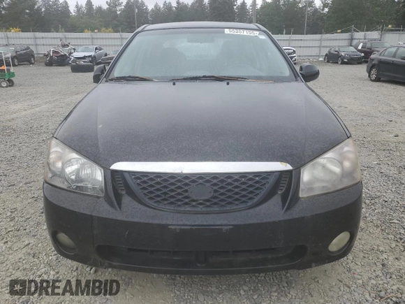2005 Kia Spectra LX z VIN KNAFE121155165277, wystawiony jako Copart lot #55357155 z przebiegiem Nie podano mil oraz Czysty tytuł • Clean title. Historia ofert i sprzedaży dostępna na DreamBid. Obrazek 5.