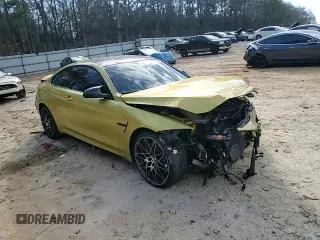 2018 BMW M4 with VIN WBS4Y9C58JAC88055, listed as a Copart auction lot 46176255 with 0 mi miles and Salvage Title. Bid and sale history available at carsss.com. Image 11.