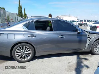 2021 Infiniti Q50 Luxe with VIN JN1EV7BP8MM707259, listed as a IAAI auction lot 41901696 with 78,060 mi miles and . Bid and sale history available at DreamBid. Image 12.