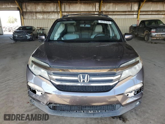 2016 Honda Pilot EX-L with VIN 5FNYF5H70GB028361, listed as a Copart auction lot 45791915 with 138,412 mi miles and Salvage Title. Bid and sale history available at DreamBid. Image 5.