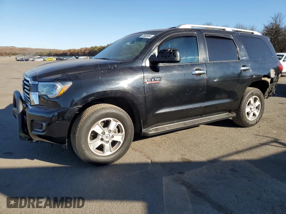 2018 Toyota Sequoia SR5 with VIN 5TDBY5G17JS160291, listed as a Copart auction lot 79465064 with 156,922 mi miles and Salvage Title. Bid and sale history available at carsss.com. Image 1.