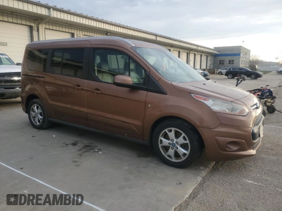 2014 Ford Transit Connect Titanium z VIN NM0GE9G72E1148012, wystawiony jako Copart lot #50765065 z przebiegiem 142 169 mil mil oraz Szkoda całkowita • Salvage title. Historia ofert i sprzedaży dostępna na DreamBid. Obrazek 4.