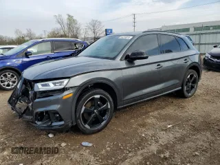 2020 Audi SQ5 Premium Plus z VIN WA1B4AFYXL2015186, wystawiony jako Copart lot #54233075 z przebiegiem 54 850 mil mil oraz Szkoda całkowita • Salvage title. Historia ofert i sprzedaży dostępna na DreamBid. Obrazek 1.