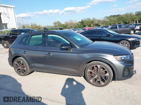 2021 Audi SQ5 Premium Plus with VIN WA1B4AFYXM2018610, listed as a IAAI auction lot 41672661 with 53,098 mi miles. Bid and sale history available at carsss.com. Image 13.