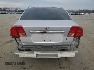 2001 Honda Civic EX with VIN 1HGES26711L037303, listed as a Copart auction lot 47243545 with 103,292 mi miles and Salvage Title. Bid and sale history available at DreamBid. Image 6.