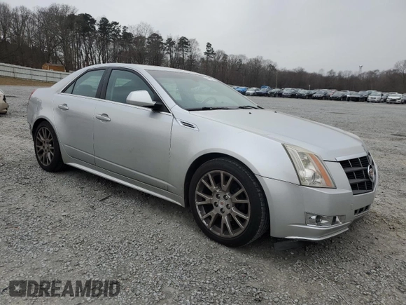 2013 Cadillac CTS Premium with VIN 1G6DS5E38D0154184, listed as a Copart auction lot 88666575 with 132,127 mi miles and Salvage title. Bid and sale history available at DreamBid. Image 4.