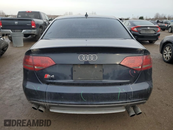 2011 Audi S4 Premium with VIN WAUFGCFL2BA011729, listed as a Copart auction lot 83214764 with 204,731 mi miles and Clean Title. Bid and sale history available at carsss.com. Image 6.