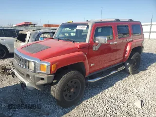 2008 Hummer H3 SUV Luxury with VIN 5GTEN43E988199691, listed as a Copart auction lot 77174584 with 139,259 mi miles and Clean Title. Bid and sale history available at carsss.com. Image 1.