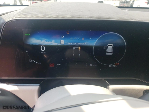 2023 Kia Niro EV Wind with VIN KNDCR3L13P5016327, listed as a Copart auction lot 62726464 with 16,157 mi miles and Clean Title. Bid and sale history available at carsss.com. Image 9.