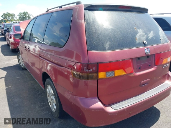 2002 Honda Odyssey EX z VIN 5FNRL18612B056773, wystawiony jako IAAI lot #42510998 z przebiegiem 268 239 mil mil oraz . Historia ofert i sprzedaży dostępna na DreamBid. Obrazek 3.