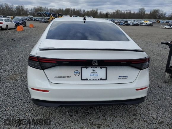 2023 Honda Accord Sport with VIN 1HGCY2F59PA046260, listed as a Copart auction lot 53189025 with 30,266 mi miles and Salvage title. Bid and sale history available at DreamBid. Image 6.