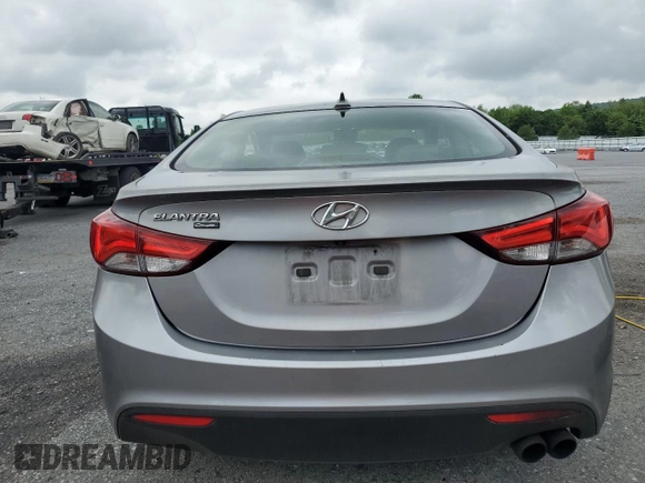 2014 Hyundai Elantra z VIN KMHDH6AH5EU023898, wystawiony jako Copart lot #57201485 z przebiegiem 115 101 mil mil oraz Szkoda całkowita • Salvage title. Historia ofert i sprzedaży dostępna na DreamBid. Obrazek 6.