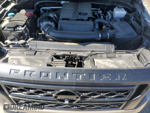 2024 Nissan Frontier Pro-4X with VIN 1N6ED1EK7RN610467, listed as a Copart auction lot 50138015 with 24,723 mi miles and Salvage title. Bid and sale history available at DreamBid. Image 11.