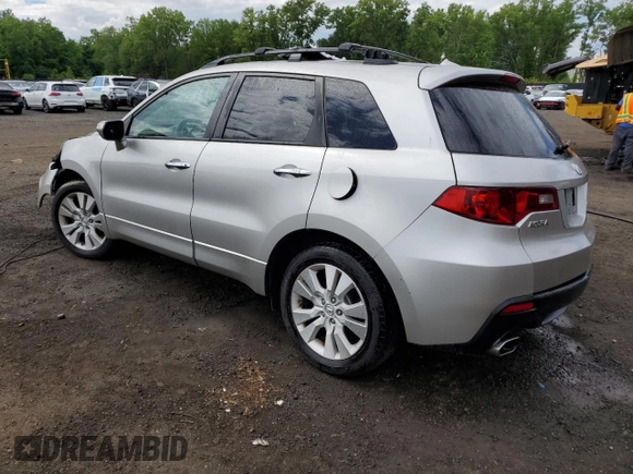 2011 Acura RDX with VIN 5J8TB1H2XBA007152, listed as a Copart auction lot 49800265 with 117,002 mi miles and Salvage Title. Bid and sale history available at carsss.com. Image 2.