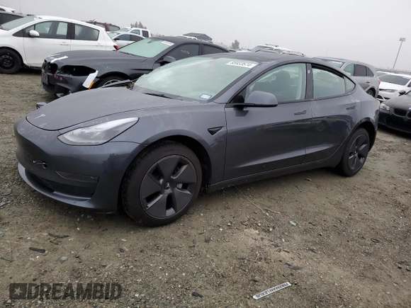 2023 Tesla Model 3 with VIN 5YJ3E1EA4PF426968, listed as a Copart auction lot 85933574 with Not Provided miles and Salvage Title. Bid and sale history available at DreamBid. Image 1.