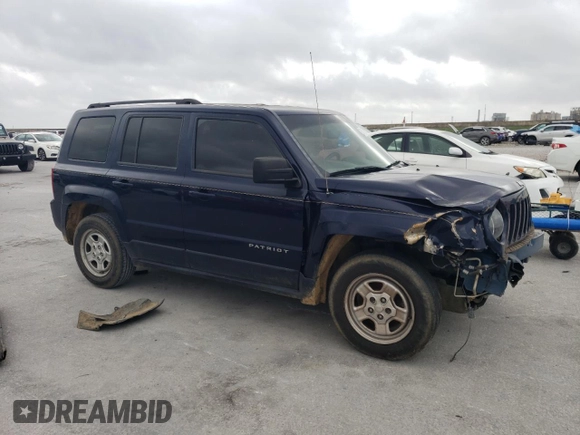 2016 Jeep Patriot Sport z VIN 1C4NJPBB7GD554259, wystawiony jako Copart lot #51657235 z przebiegiem Nie podano mil oraz Szkoda całkowita • Salvage title. Historia ofert i sprzedaży dostępna na DreamBid. Obrazek 4.