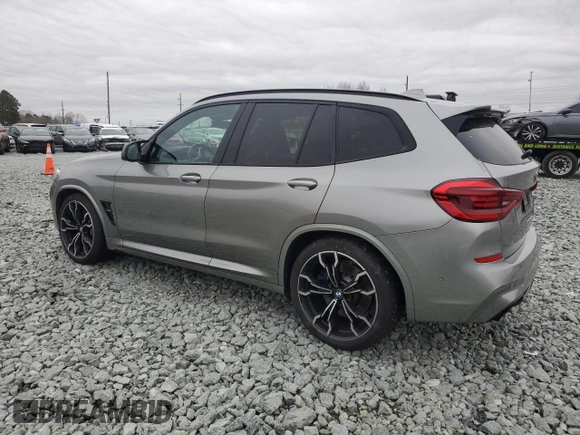 2021 BMW X3 M z VIN 5YMTS0C08M9G76226, wystawiony jako Copart lot #43261415 z przebiegiem 41 258 mil mil oraz Nie do naprawy • Non repairable. Historia ofert i sprzedaży dostępna na DreamBid. Obrazek 2.