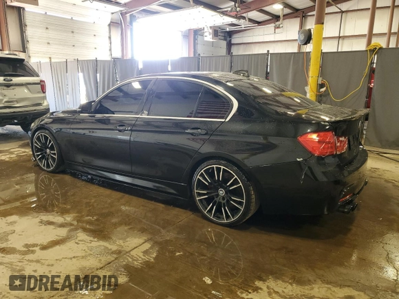 2015 BMW 3 Series 335i xDrive with VIN WBA3B9G58FNR92880, listed as a Copart auction lot 48410535 with 43,610 mi miles and Salvage Title. Bid and sale history available at carsss.com. Image 2.