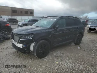 2023 Kia Sorento X-Line S with VIN 5XYRLDLC6PG214555, listed as a Copart auction lot 77028674 with 13,111 mi miles and Salvage Title. Bid and sale history available at carsss.com. Image 1.