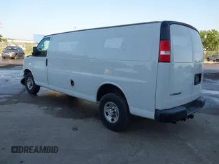 2018 Chevrolet Express Cargo Van with VIN 1GCZGHFG5J1338222, listed as a IAAI auction lot 42055230 with 160,882 mi miles. Bid and sale history available at carsss.com. Image 3.