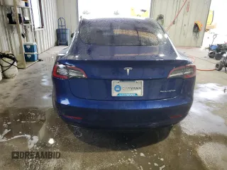 2018 Tesla Model 3 Long Range Battery with VIN 5YJ3E1EBXJF120356, listed as a Copart auction lot 87658175 with 34,119 mi miles and Salvage Title. Bid and sale history available at DreamBid. Image 6.
