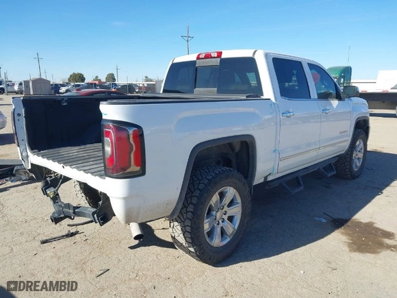 2018 GMC Sierra 1500 SLT with VIN 3GTU2NEJ8JG453628, listed as a IAAI auction lot 41163233 with 91,084 mi miles. Bid and sale history available at carsss.com. Image 4.