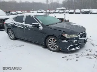 2018 Acura TLX with VIN 19UUB1F33JA001045, listed as a IAAI auction lot 41257325 with 60,050 mi miles. Bid and sale history available at carsss.com. Image 1.