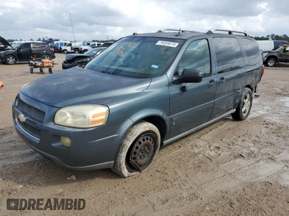 2006 Chevrolet Uplander LT w/1LT with VIN 1GNDV33L96D131611, listed as a Copart auction lot 79355074 with 217,416 mi miles and Salvage Title. Bid and sale history available at carsss.com. Image 1.