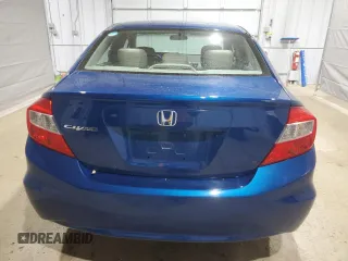 2012 Honda Civic EX with VIN 2HGFB2F84CH537761, listed as a Copart auction lot 49879655 with 169,003 mi miles and Salvage Title. Bid and sale history available at DreamBid. Image 6.