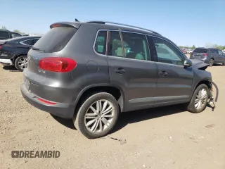 2013 Volkswagen Tiguan SE with VIN WVGAV7AX7DW018388, listed as a Copart auction lot 56188045 with 98,066 mi miles and Salvage title. Bid and sale history available at DreamBid. Image 3.
