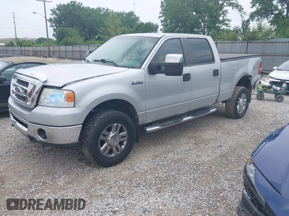 2008 Ford F-150 XLT with VIN 1FTPW14V08FB94174, listed as a IAAI auction lot 42517636 with 152,592 mi miles and . Bid and sale history available at DreamBid. Image 18.