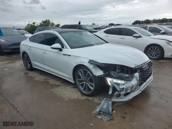 2023 Audi A5 Sportback S line Premium with VIN WAUDACF54PA024628, listed as a Copart auction lot 49966604 with NaN miles and Clean Title. Bid and sale history available at carsss.com. Image 4.