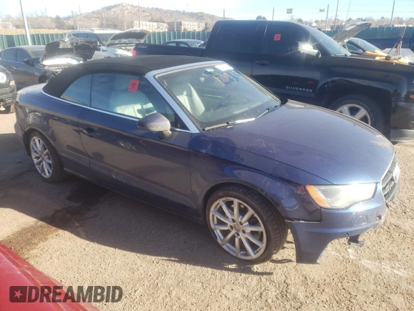 2016 Audi A3 2.0T Premium Plus with VIN WAU38LFF3G1081905, listed as a Copart auction lot 71892922 with 52,506 mi miles. Bid and sale history available at carsss.com. Image 4.