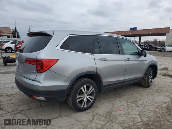 2017 Honda Pilot EX with VIN 5FNYF6H38HB019136, listed as a Copart auction lot 85673444 with Not Provided miles and Salvage Title. Bid and sale history available at DreamBid. Image 3.