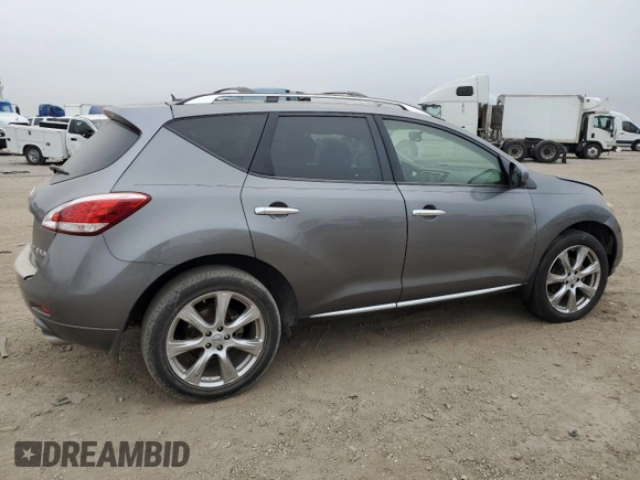 2013 Nissan Murano LE with VIN JN8AZ1MU0DW205905, listed as a Copart auction lot 82567904 with 147,299 mi miles and Salvage Title. Bid and sale history available at DreamBid. Image 3.