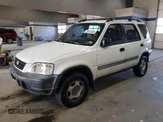 2001 Honda CR-V LX with VIN JHLRD284X1S014401, listed as a Copart auction lot 76837334 with 195,358 mi miles and Salvage Title. Bid and sale history available at carsss.com. Image 1.