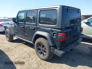 2020 Jeep Wrangler Unlimited Black and Tan with VIN 1C4HJXDGXLW219078, listed as a IAAI auction lot 41783437 with 59,137 mi miles and . Bid and sale history available at DreamBid. Image 3.
