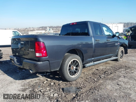 2014 Ram 1500 Express z VIN 1C6RR7FT5ES418905, wystawiony jako IAAI lot #41758174 z przebiegiem 92 443 mil mil oraz . Historia ofert i sprzedaży dostępna na DreamBid. Obrazek 4.