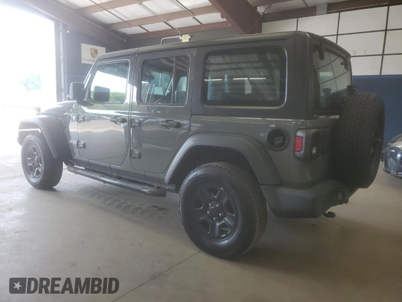 2018 Jeep Wrangler Unlimited Sport with VIN 1C4HJXDNXJW229508, listed as a Copart auction lot 59913155 with 101,108 mi miles and Clean title. Bid and sale history available at DreamBid. Image 2.