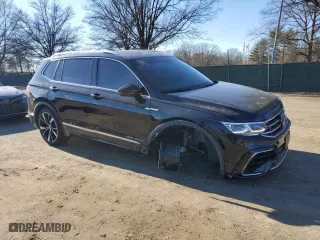 2024 Volkswagen Tiguan SEL R-Line with VIN 3VV4B7AX8RM156427, listed as a Copart auction lot 43564015 with 0 mi miles and Salvage Title. Bid and sale history available at carsss.com. Image 4.