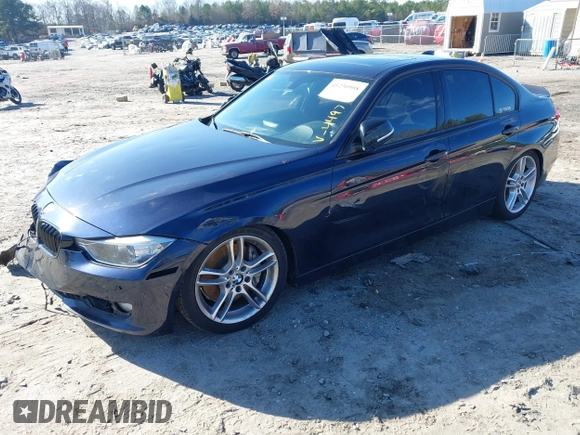 2014 BMW 3 Series 335i with VIN WBA3A9G55ENS64497, listed as a IAAI auction lot 41230908 with 94,244 mi miles. Bid and sale history available at carsss.com. Image 2.