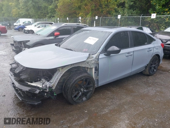 2024 Honda Civic Si z VIN 2HGFE1E52RH471891, wystawiony jako IAAI lot #40477222 z przebiegiem 23 170 mil mil oraz . Historia ofert i sprzedaży dostępna na DreamBid. Obrazek 2.