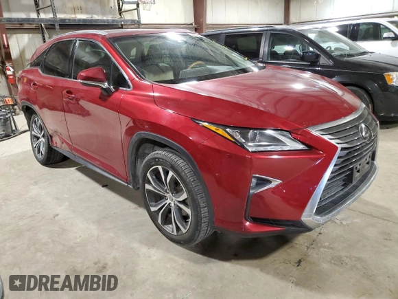 2017 Lexus RX 350 with VIN 2T2ZZMCA6HC053694, listed as a Copart auction lot 42818595 with 90,318 mi miles and Salvage Title. Bid and sale history available at DreamBid. Image 4.